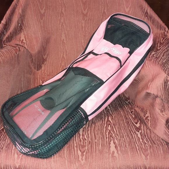 U.S. DIVERS JR. PINK SNORKEL SET SIZE 4-7  37-41 - Picture 3 of 8